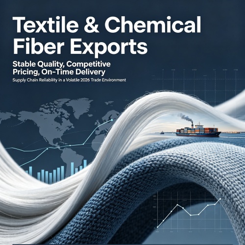 Exportations de textiles et de fibres chimiques : qualité stable, prix compétitifs, livraison dans les délais