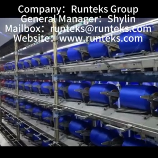 Vidéo de l'usine de fils de couleur Runteks DTY