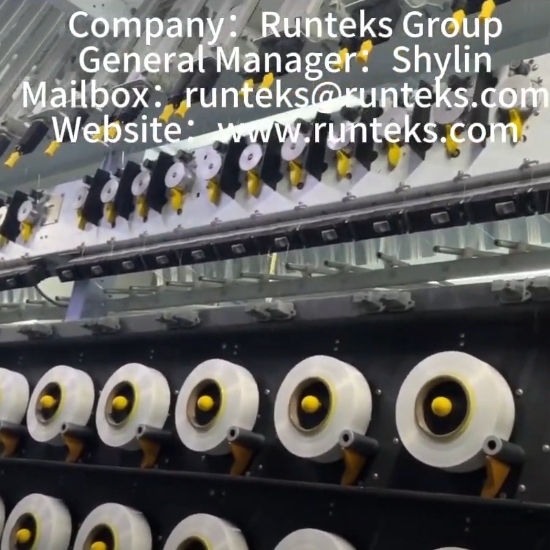 Vidéo de l'usine de fils de revêtement en polyamide Runteks